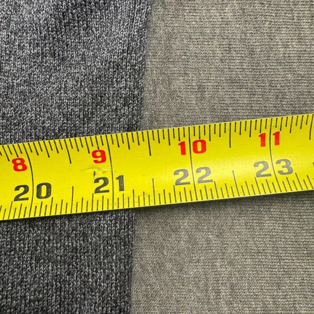 Banana Republic Luxury Blend Silk Cotton Cashmere V-Neck Sweater Mens Large Gray
